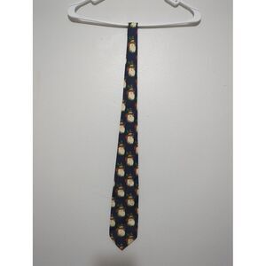 Vintage Robert Talbott for Nordstrom Mens Silk Snowman Print Holiday Dress Tie